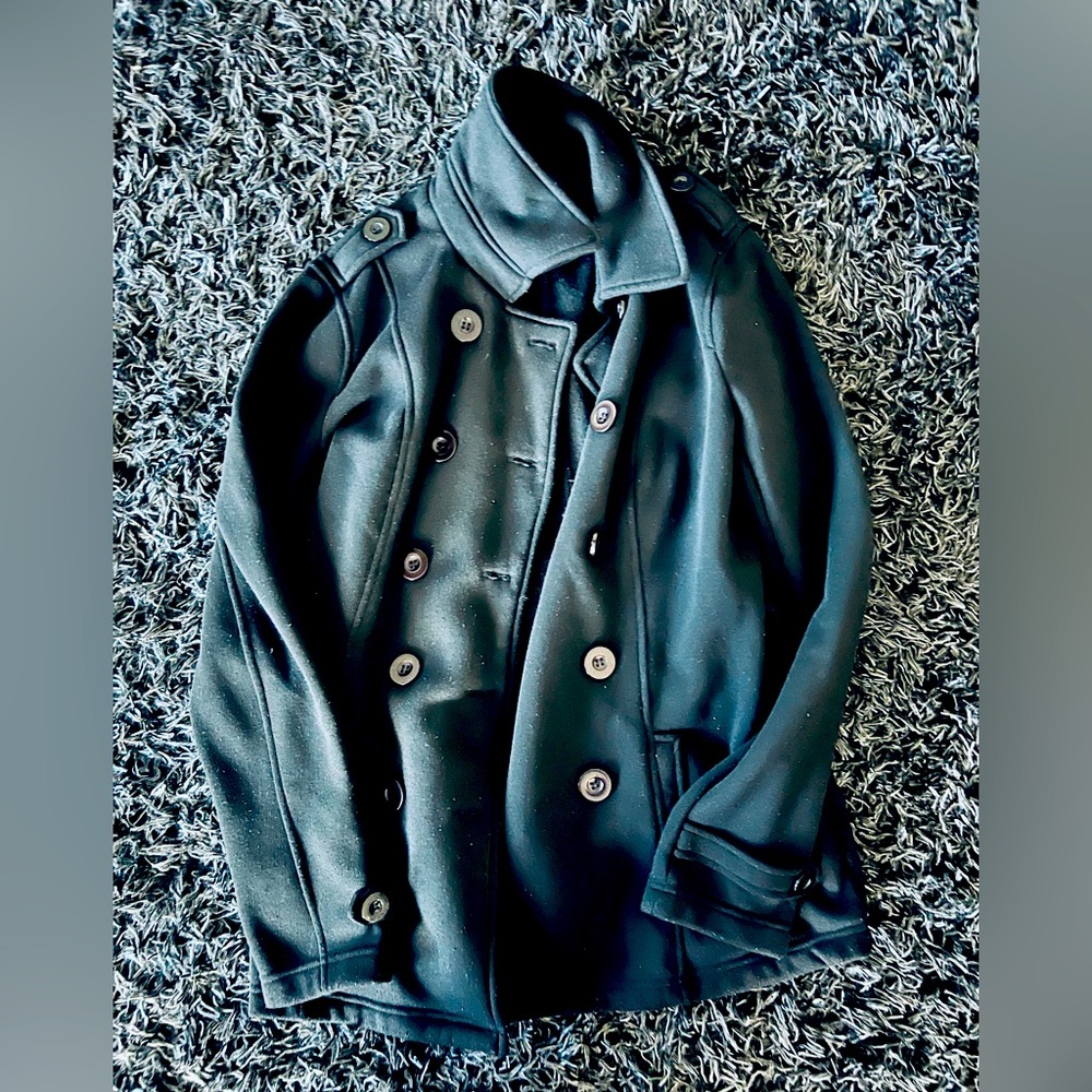Ci Sono Black Pea Coat